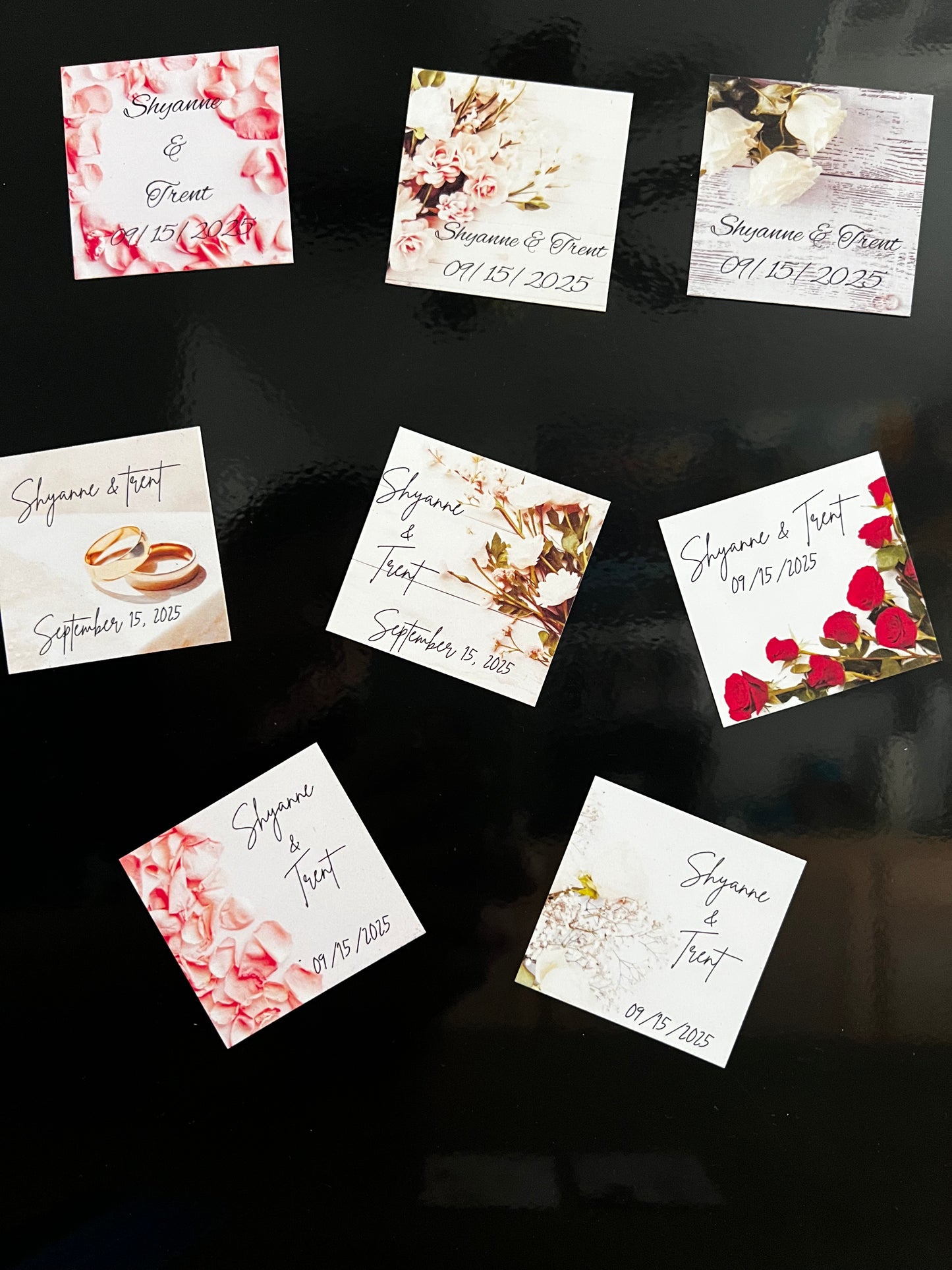 Wedding Guest Gifts!! Magnets for your family and friends to remember your Beautiful day!!