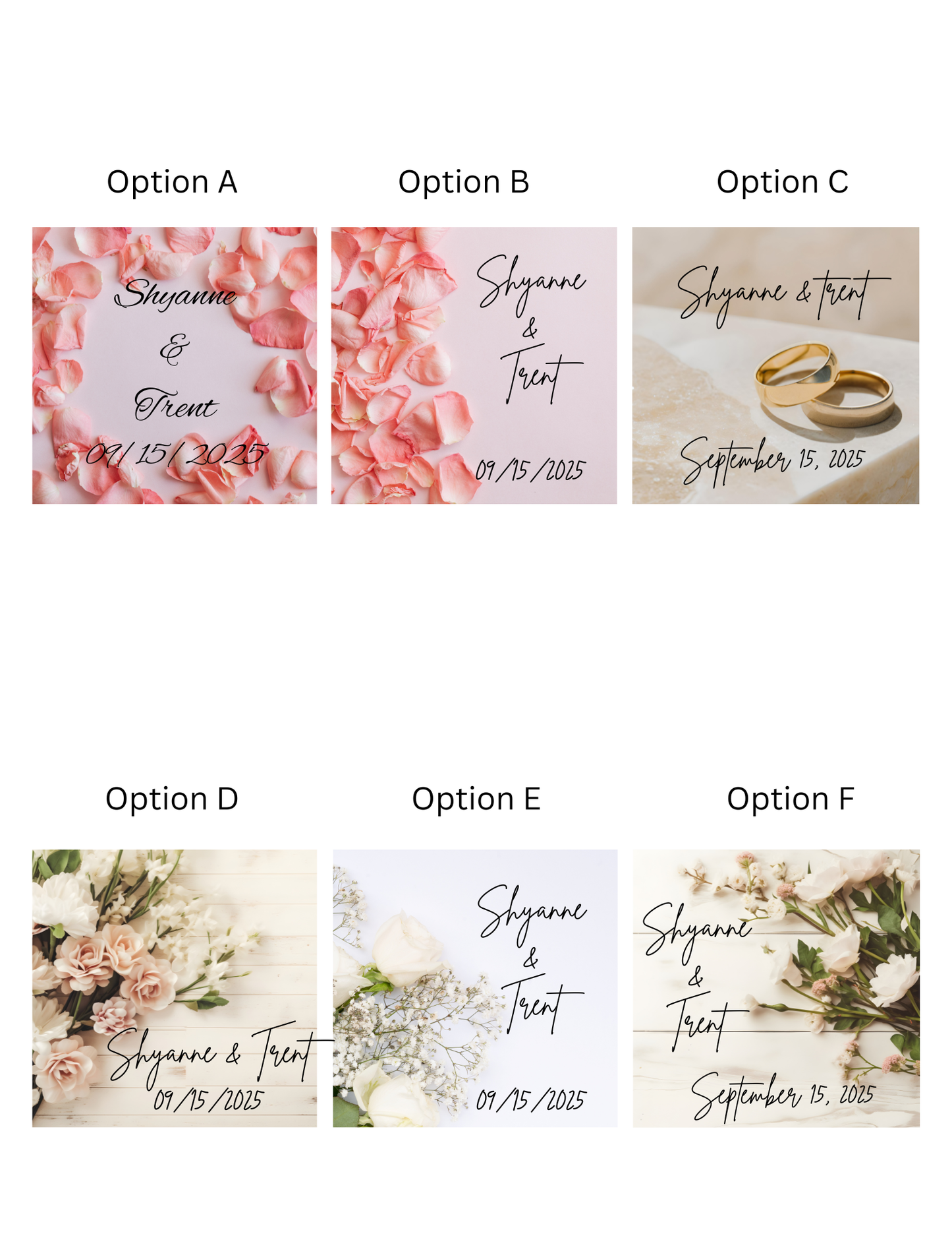 Wedding Guest Gifts!!  Magnets for your family and friends to remember your Beautiful day!!