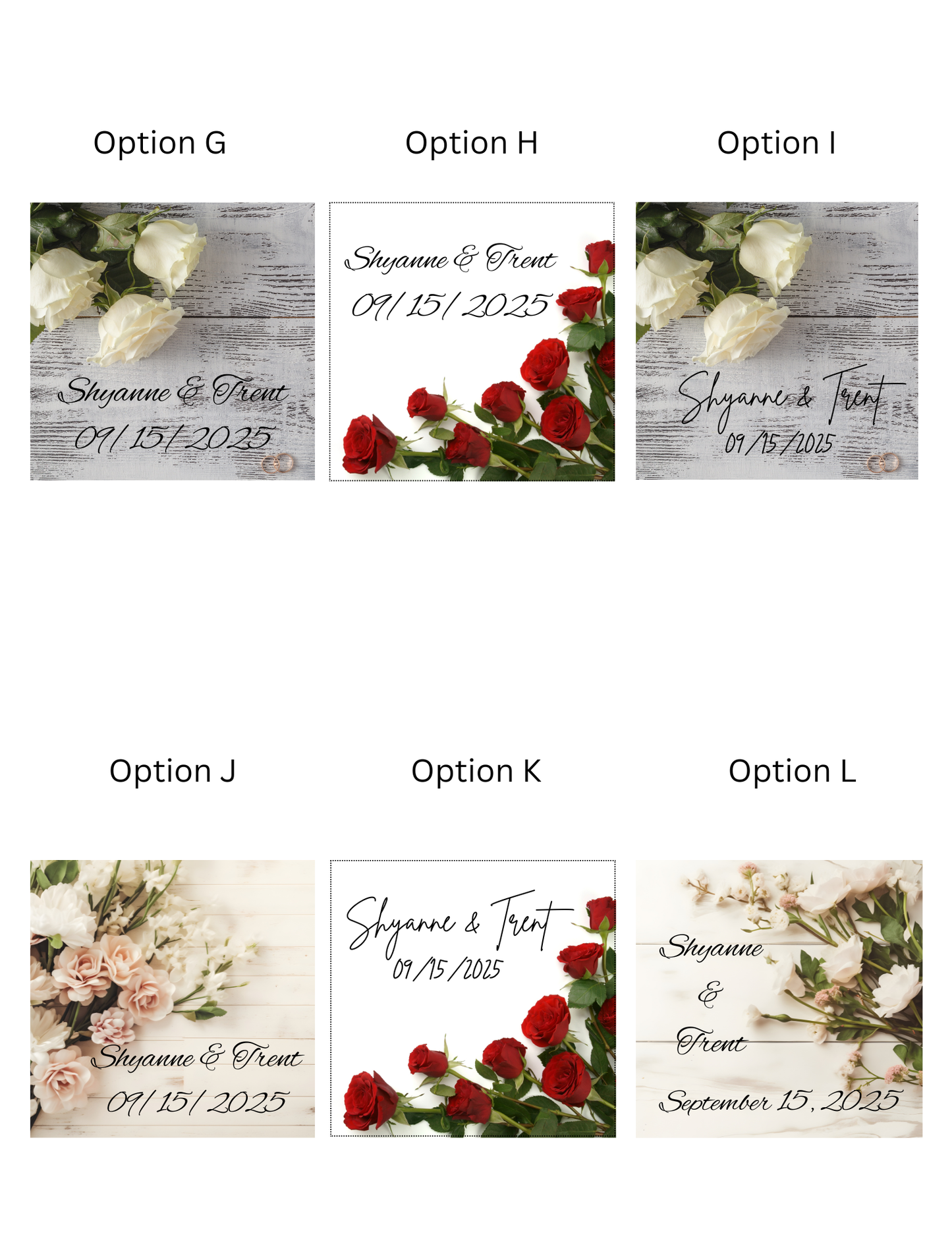 Wedding Guest Gifts!!  Magnets for your family and friends to remember your Beautiful day!!